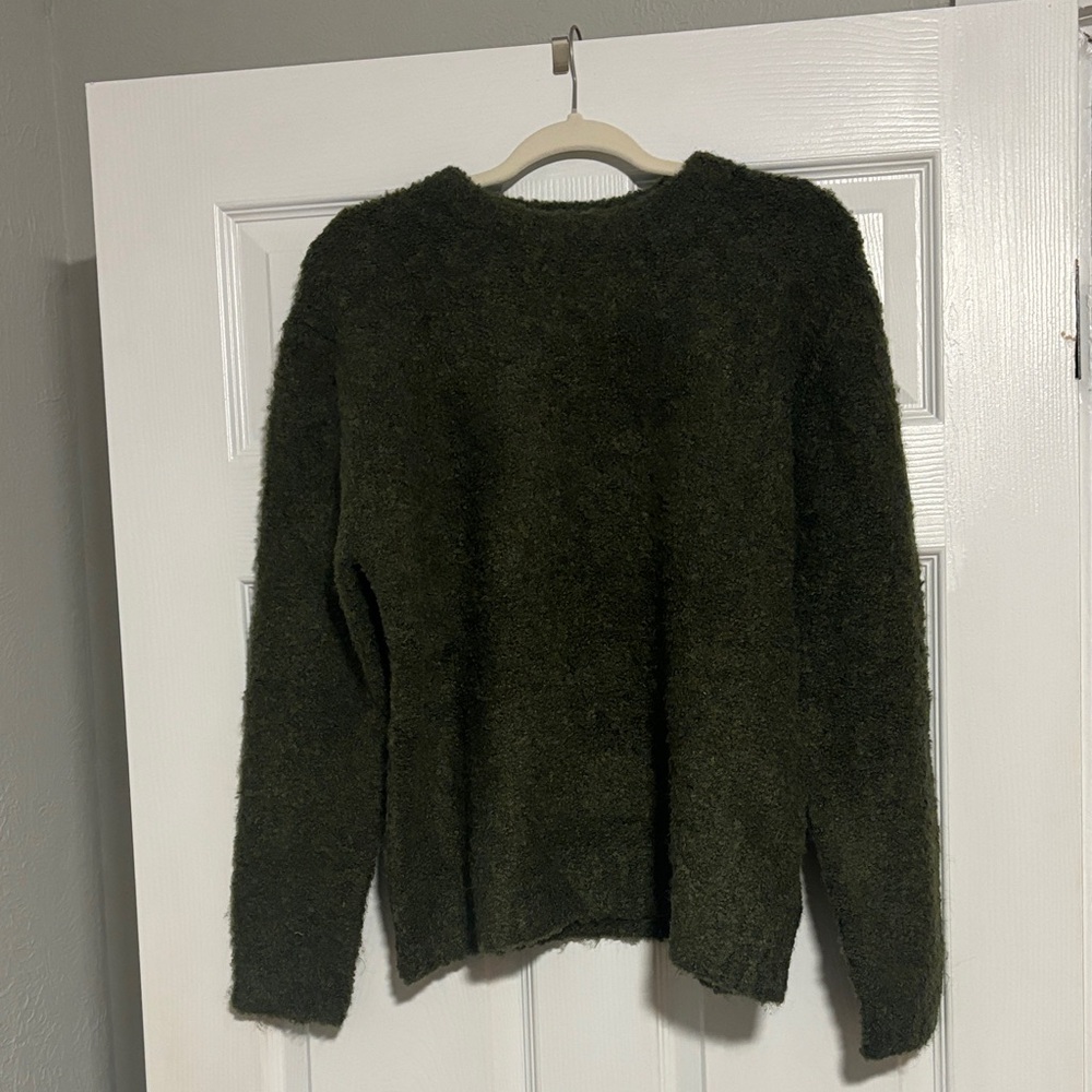 ADORA Forest Green Crew Neck Sweater